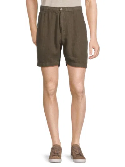 Swims Men's Almalfi Crushed Linen Shorts In Hickory
