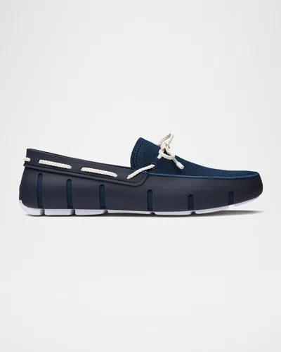 Swims Men & Apos;s Braided Lace Mesh Loafers In Multi