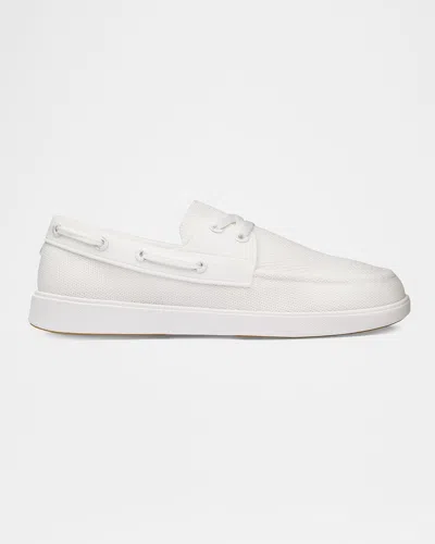 Swims Men & Apos;s Breeze Mesh Boat Shoes In White
