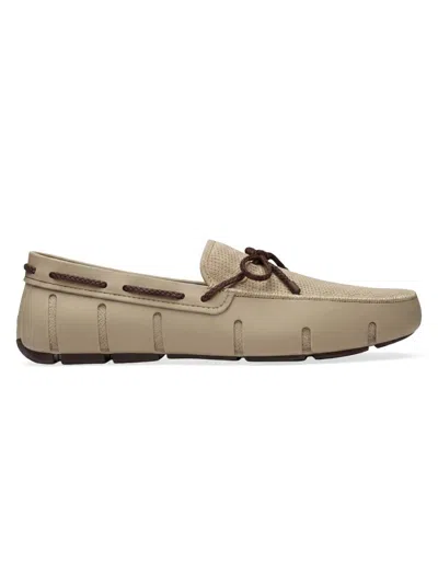 Swims Men's Braided Lace Loafers In Warm Sand