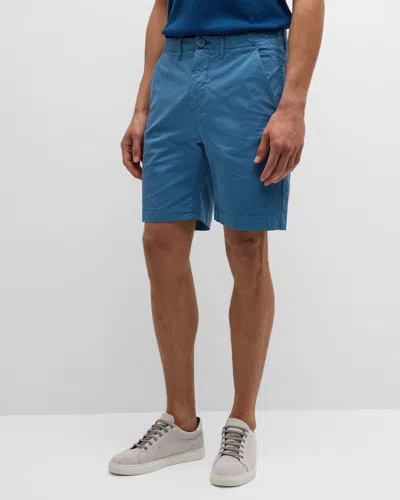 Swims Men's Marina Flat-front Shorts In Tidal Blue