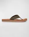 Swims Men's Napoli Knit Flip Flops In Nut