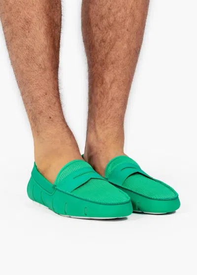 Swims Men's Penny Loafer In Grass Green