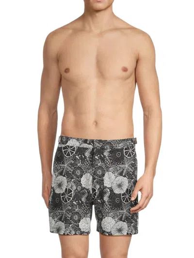 Swims Men's Poseidon Printed Swim Shorts In Multi