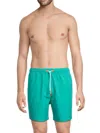 Swims Men's Solid Drawstring Swim Shorts In Green