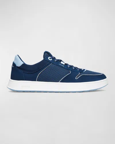 Swims Men's Strada Mix-leather And Mesh Sneakers In Navy