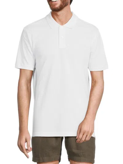 Swims Men's Sunmore Pima Cotton Polo In White