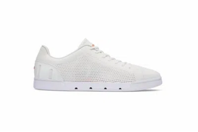 Swims Men's Tennis Knit Shoes In White