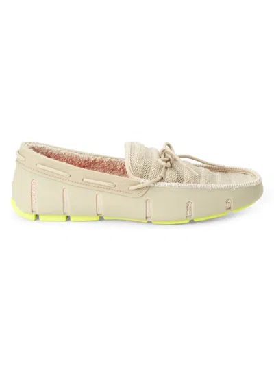 Swims Men's Terry Driving Loafers In Beige