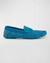 Swims Men's Water-resistant Lux Drivers In Fjord Blue