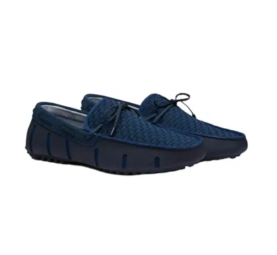 Swims Men's Woven Driver Loafers In Navy