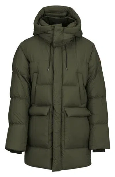 Swims Nagano 650-fill-power Down Parka In Green