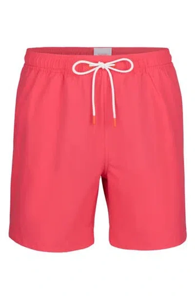 Swims Naxos Solid Swim Trunks In Pink