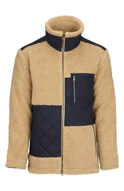 Swims Osaka High Pile Fleece Jacket In Brown