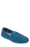 Swims Men's Water-resistant Lux Drivers In Fjord Blue