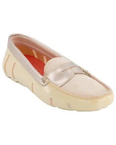 Swims Penny Metallic Loafer In Neutral