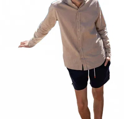 Swims Santorini Sport Shirt In Mist In Gold