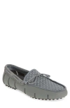Swims Woven Driving Loafer In Grey