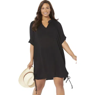 Swimsuits For All Abigail Cover Up Tunic In Black
