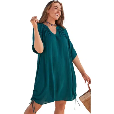 Swimsuits For All Abigail Cover Up Tunic In Blue