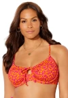 Swimsuits For All Adjustable Push Up Underwire Bikini Top In Multi