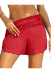 Swimsuits For All Baby French Terry Shorts Cover Up In Red