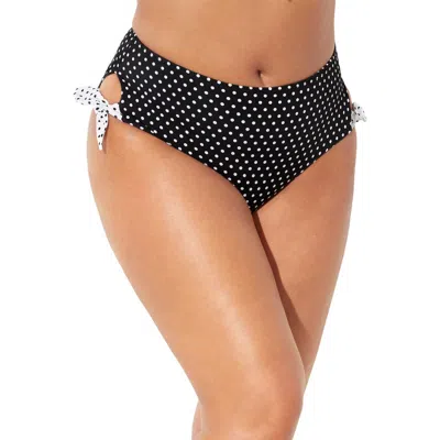 Swimsuits For All Bow High Waist Brief In Black