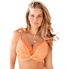 Swimsuits For All Bra Sized Twist Front Bikini Top In Orange