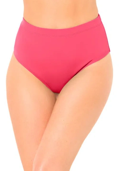 Swimsuits For All Chlorine Resistant Full Coverage Brief In Pink