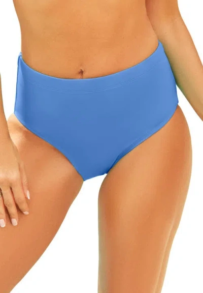 Swimsuits For All Chlorine Resistant Full Coverage Brief In Blue