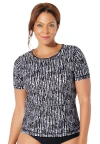 Swimsuits For All Chlorine Resistant Swim Tee In Black