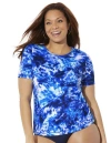 Swimsuits For All Chlorine Resistant Swim Tee In Multi