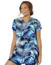 Swimsuits For All Chlorine Resistant Swim Tunic In Multi