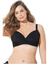 Swimsuits For All Dame Underwire Bikini Top In Black