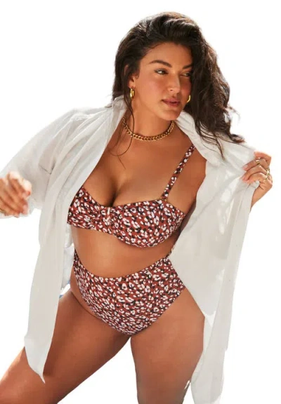 Swimsuits For All Essential Go-anywhere Oversized Beach Shirt Cover Up In White