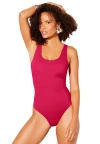 Swimsuits For All Essential Scoop Back One Piece In Pink