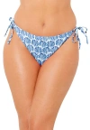 Swimsuits For All Essential String Bikini Bottom In Blue