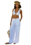 Swimsuits For All Gauze Cargo Pant In White