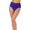 Swimsuits For All High Waist Twist Bikini Brief In Blue