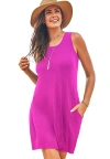 Swimsuits For All Jordan Pocket Cover Up Dress In Pink