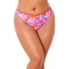 Swimsuits For All Lettuce Trim Swim Brief In Pink