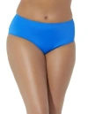 Swimsuits For All Mid-rise Full Coverage Swim Brief In Blue