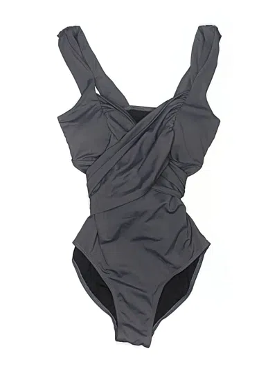 Pre-owned Swimsuits For All One Piece Swimsuit In Gray