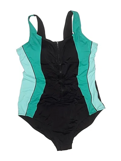 Pre-owned Swimsuits For All One Piece Swimsuit In Teal