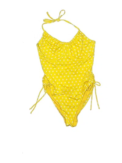 Pre-owned Swimsuits For All One Piece Swimsuit In Yellow