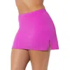 Swimsuits For All Side Slit Swim Skirt In Pink
