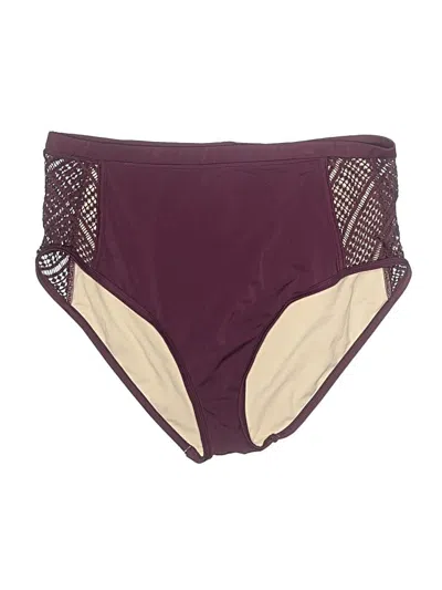 Pre-owned Swimsuits For All Swimsuit Bottoms In Burgundy
