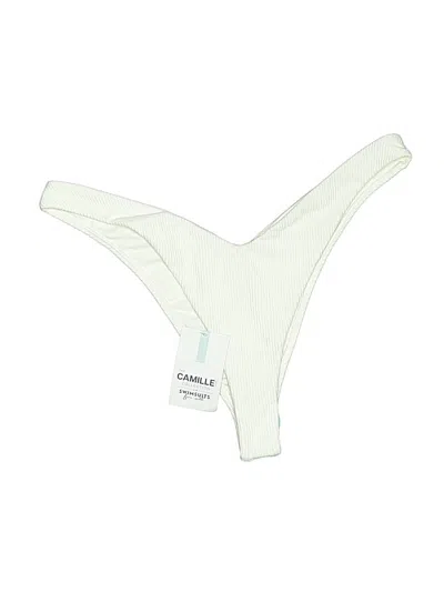 Pre-owned Swimsuits For All Swimsuit Bottoms In White