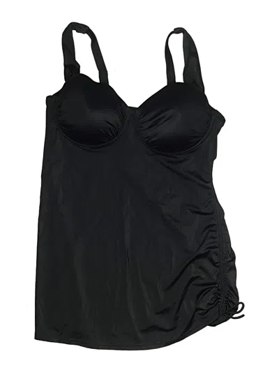 Pre-owned Swimsuits For All Swimsuit Top Black Swimwear