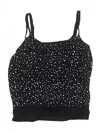 Swimsuits For All Loop Strap Blouson Tankini Top In Black